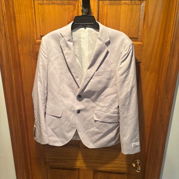 Nordstrom Rack Extra Trim Fit Suit Jacket Blazer in Lilac 40S NWOT - Picture 2 of 7